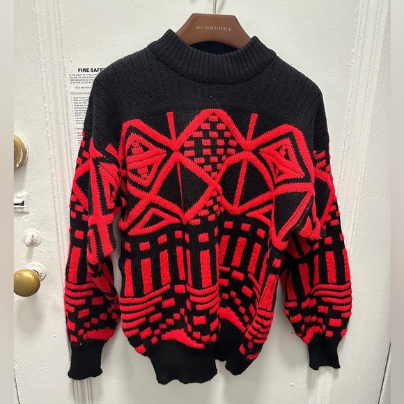 Vintage Ski Sweater - Ossi - Size Small - 100% Wool - Picture 1 of 3